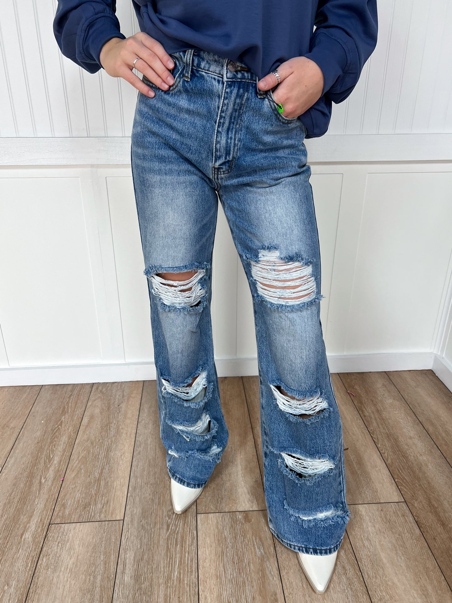 Roxie Dark Wash 90's Straight Leg-Judy Blue Jeans-BIN A2,bottoms,FD 08/26/25-The Twisted Chandelier