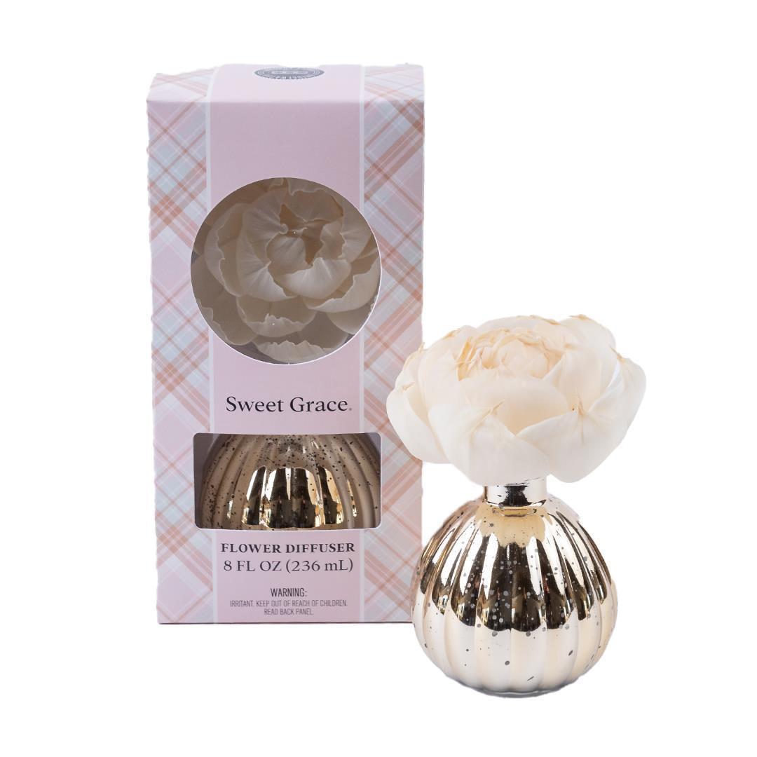 Bridgewater Sweet Grace Holiday Flower Diffuser-Home Fragrances-Bridgewater-1000002930,FD 08/20/24,TTCB2947-The Twisted Chandelier
