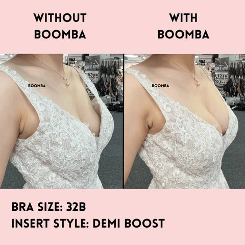 BOOMBA Demi Boost Inserts | Beige | BOOMBA-Sticky Bra-BOOMBA-The Twisted Chandelier