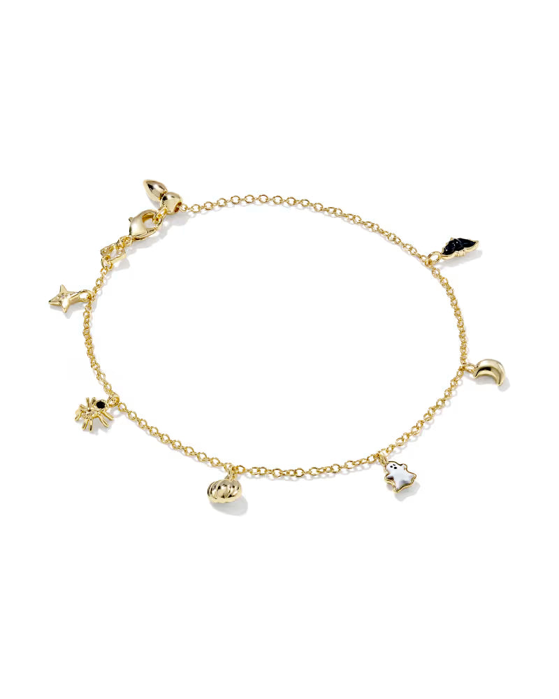 Kendra Scott Halloween Delicate Chain Bracelet Gold Multi Mix-Bracelets-Kendra Scott-B00320GLD-The Twisted Chandelier