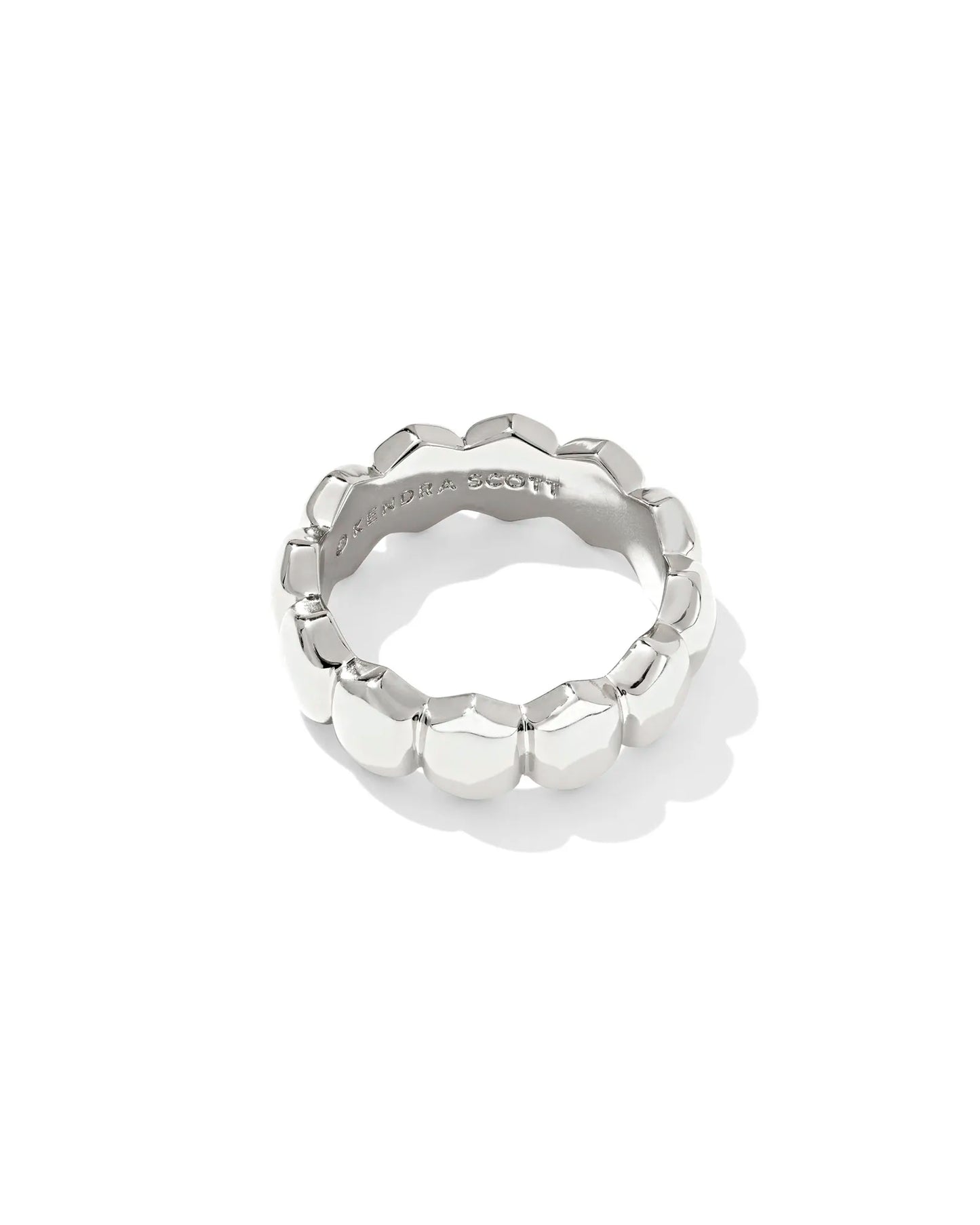 Kendra Scott Kaitlin Band Ring Silver 6-Rings-Kendra Scott-08/21/25,R00155RHD-The Twisted Chandelier