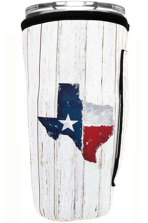Texas State Flag 30 oz. Tumbler Drink Sleeve-Drink Sleeves-Blandice-05/19/24, 1st md, SD2073-The Twisted Chandelier