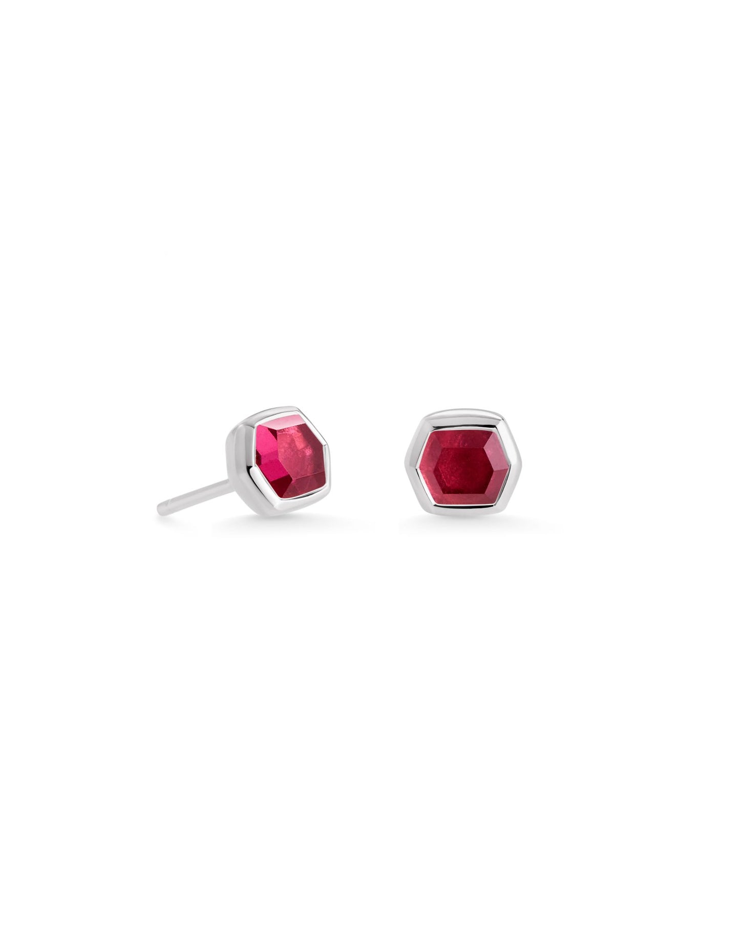 Kendra Scott Davie Stud Earrings Sterling Silver Red Garnet-Earrings-Kendra Scott-E1679SLV,Sale Kendra Scott-The Twisted Chandelier