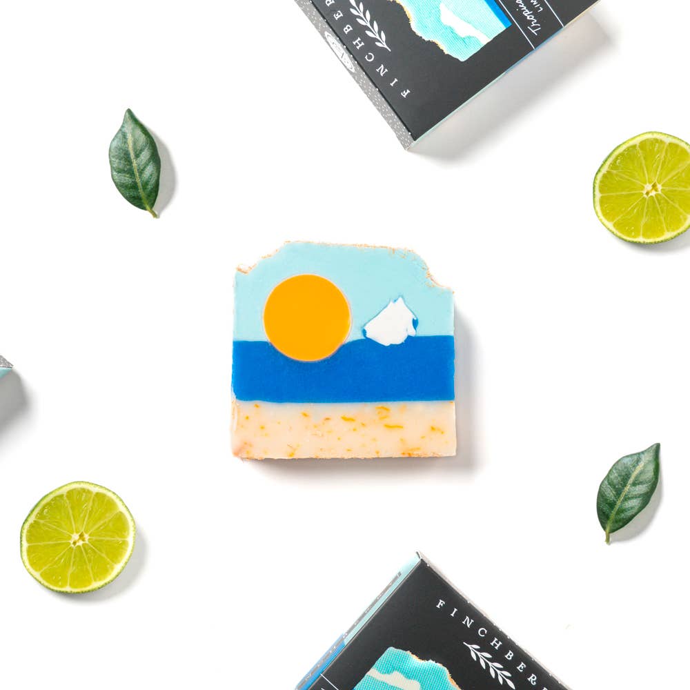 Finchberry Soap - Tropical Sunshine Soap (Boxed)-Bath & Beauty-FinchBerry--The Twisted Chandelier