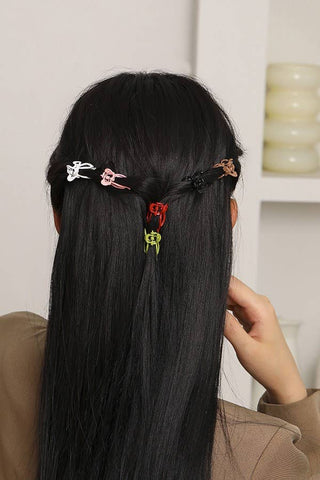 Mini Bow Hair Clips-JOSSLYN by wall to wall-The Twisted Chandelier