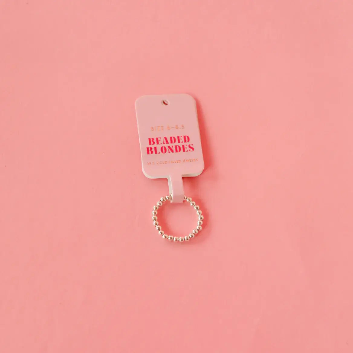 Lexi Beaded Band in Silver-Beaded Blondes-The Twisted Chandelier