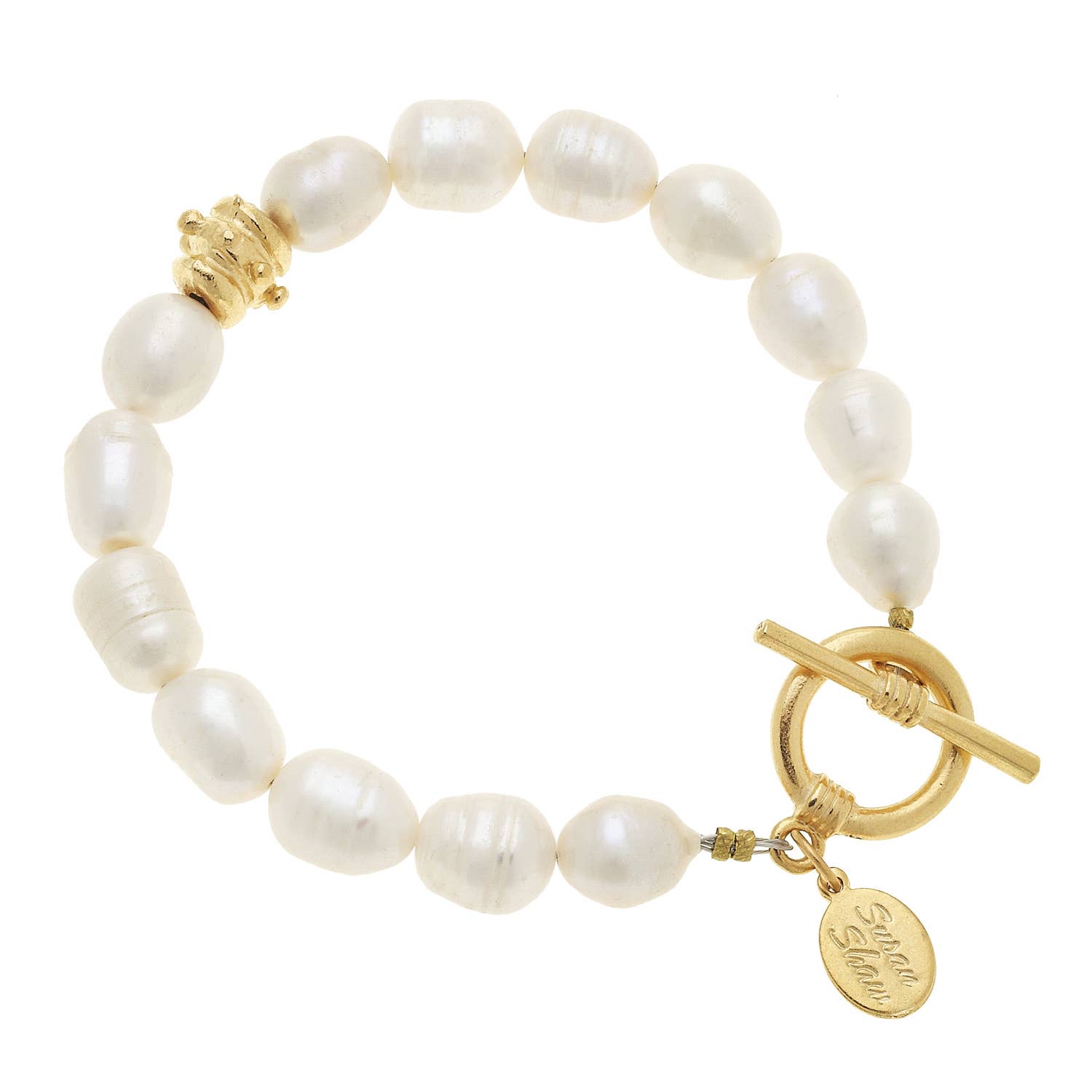 Susan Shaw Genuine Freshwater Pearl Bracelet-Susan Shaw-The Twisted Chandelier