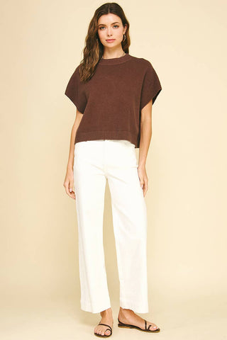 Marcie Dropped Shoulder Sweater Top - Black-PINCH-05/26/26,FD 12/22/25,OGP 59.99,Tops Collection-The Twisted Chandelier