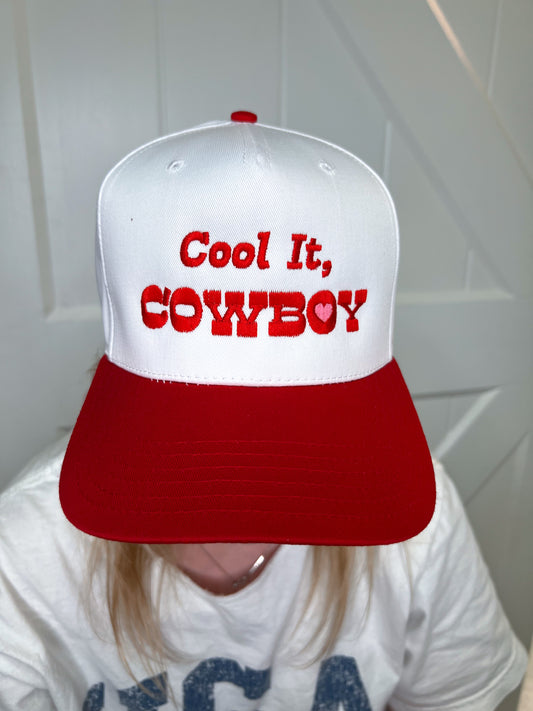Cool it, Cowboy Heart Trucker Hats for Women-Katydid-The Twisted Chandelier