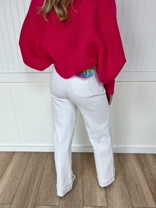 Renn Folded Hem Wide Leg Jeans-Wide Leg Jeans-Vibrant M.i.U-02/27/26,08/28/25,bottoms,FD 03/04/25,OGP 72.95-The Twisted Chandelier