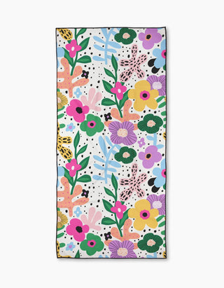 Abstract Botanicals Beach Towel-Towels-Geometry-The Twisted Chandelier