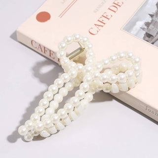 Pearl Hair Claw Clips-JOSSLYN by wall to wall-The Twisted Chandelier