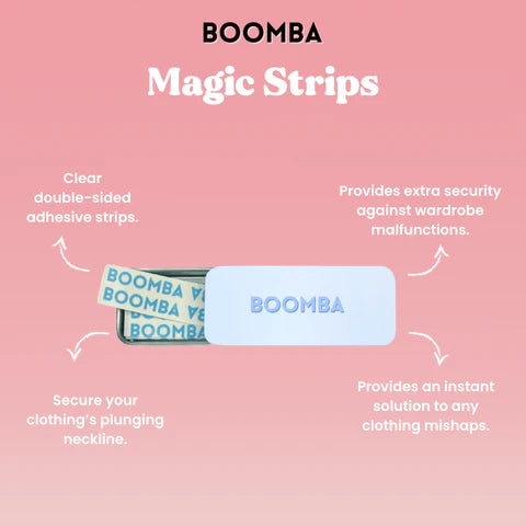 BOOMBA Magic Strips | BOOMBA-Sticky Bra-BOOMBA--The Twisted Chandelier