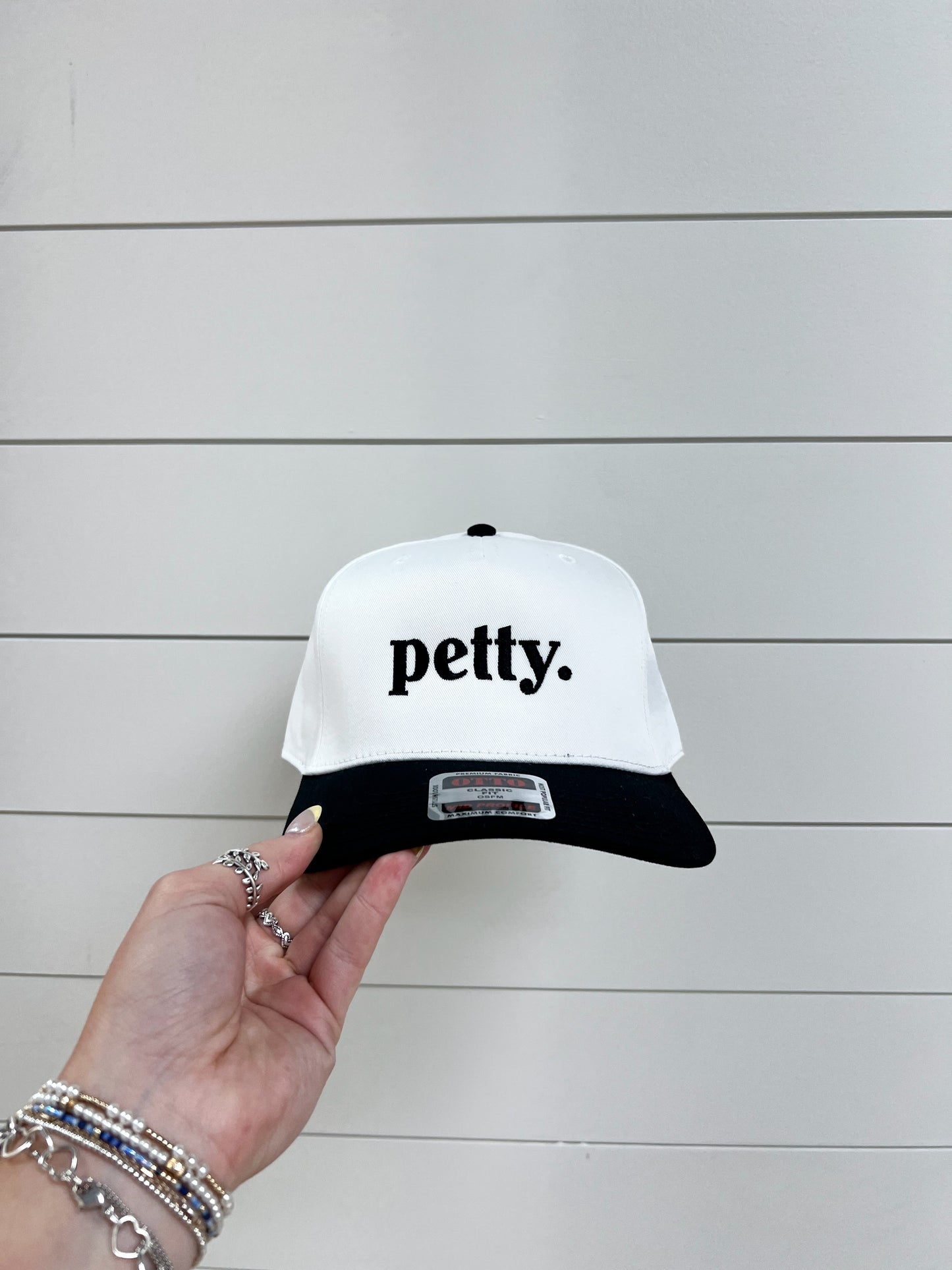 Petty Embroidered Trucker Hat-LC Elizabeth-The Twisted Chandelier