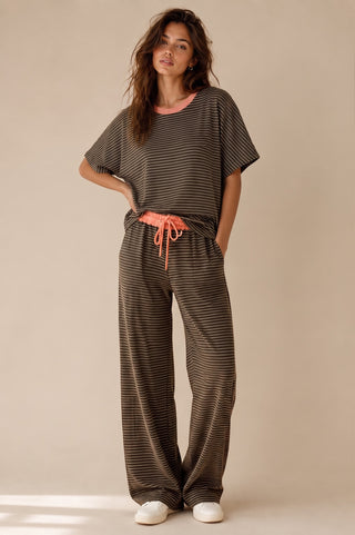 Posie Soft Touch Stripe Knit Top & Wide Leg Pants Set-Outfit Sets-Anniewear-Fall Favorites,FD 10/07/26,NewArrival-The Twisted Chandelier