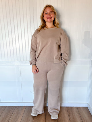 Bellamy French Rib Pullover and Pant Set-Zenana-FD 11/26/25-The Twisted Chandelier