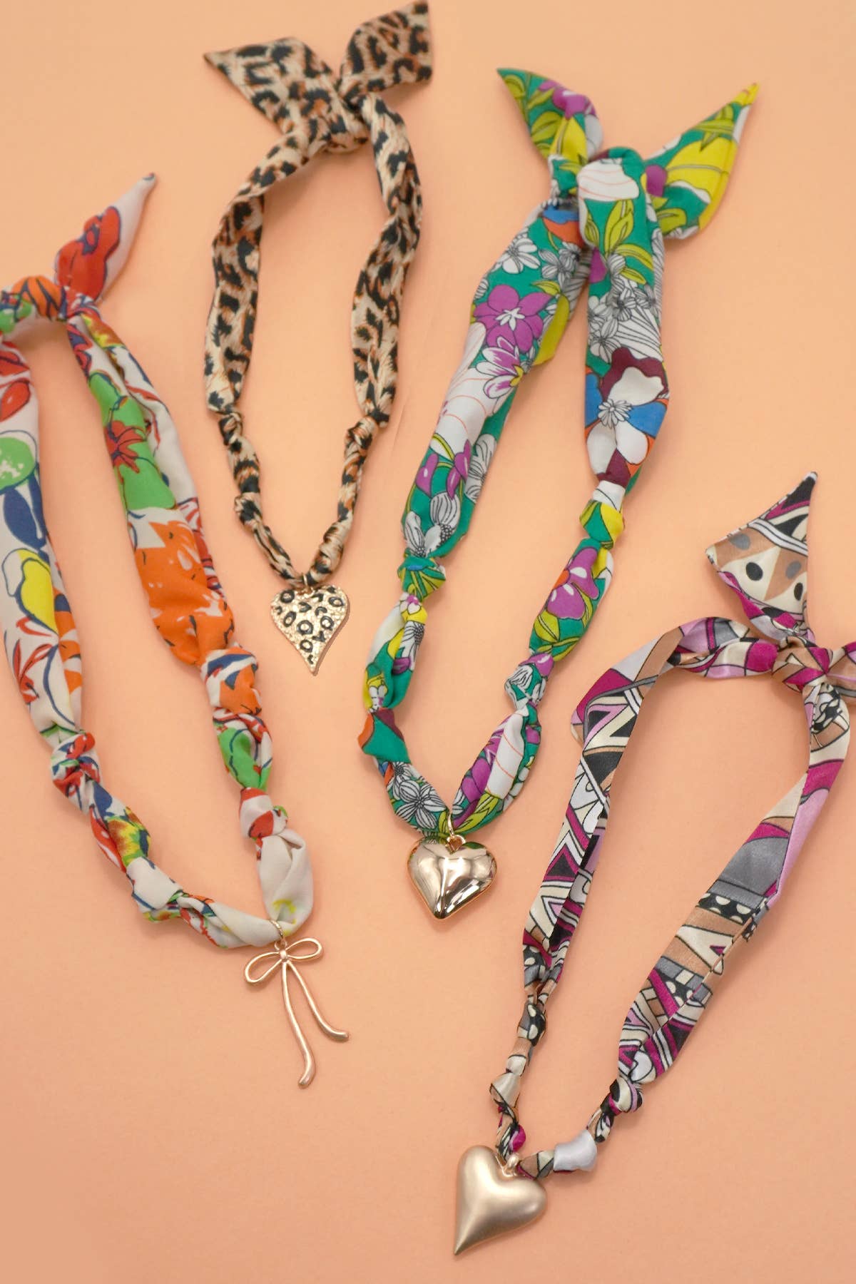 Handmade Scarf Charm Necklaces-JOSSLYN by wall to wall-80N91790-The Twisted Chandelier
