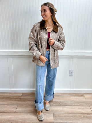 Remi Western Animal Print Jacket-Jacket-VERY J-Fall Favorites,NewArrival,NJ90491,Tops Collection-The Twisted Chandelier