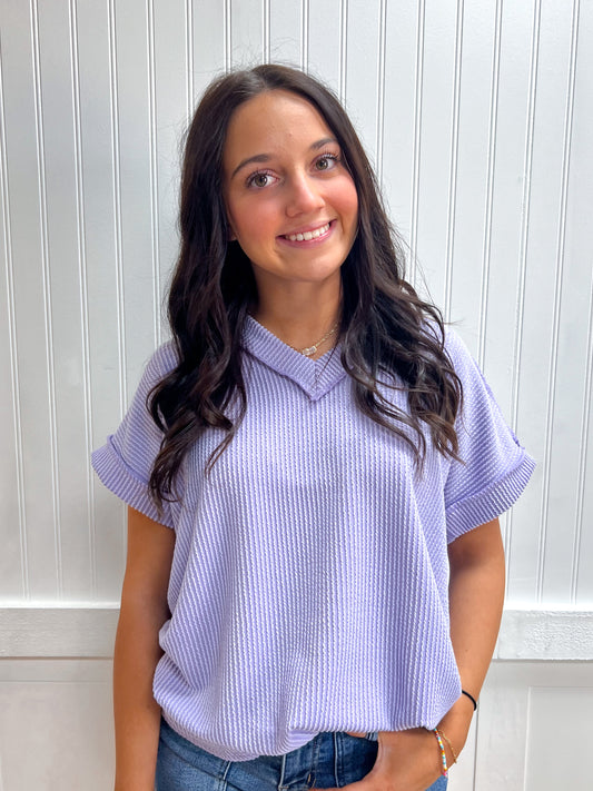 Tessa Solid Urban Ribbed Top-Shirts & Tops-HEIMISH-ET7484-10,FD 04/30/26,Tops Collection-The Twisted Chandelier