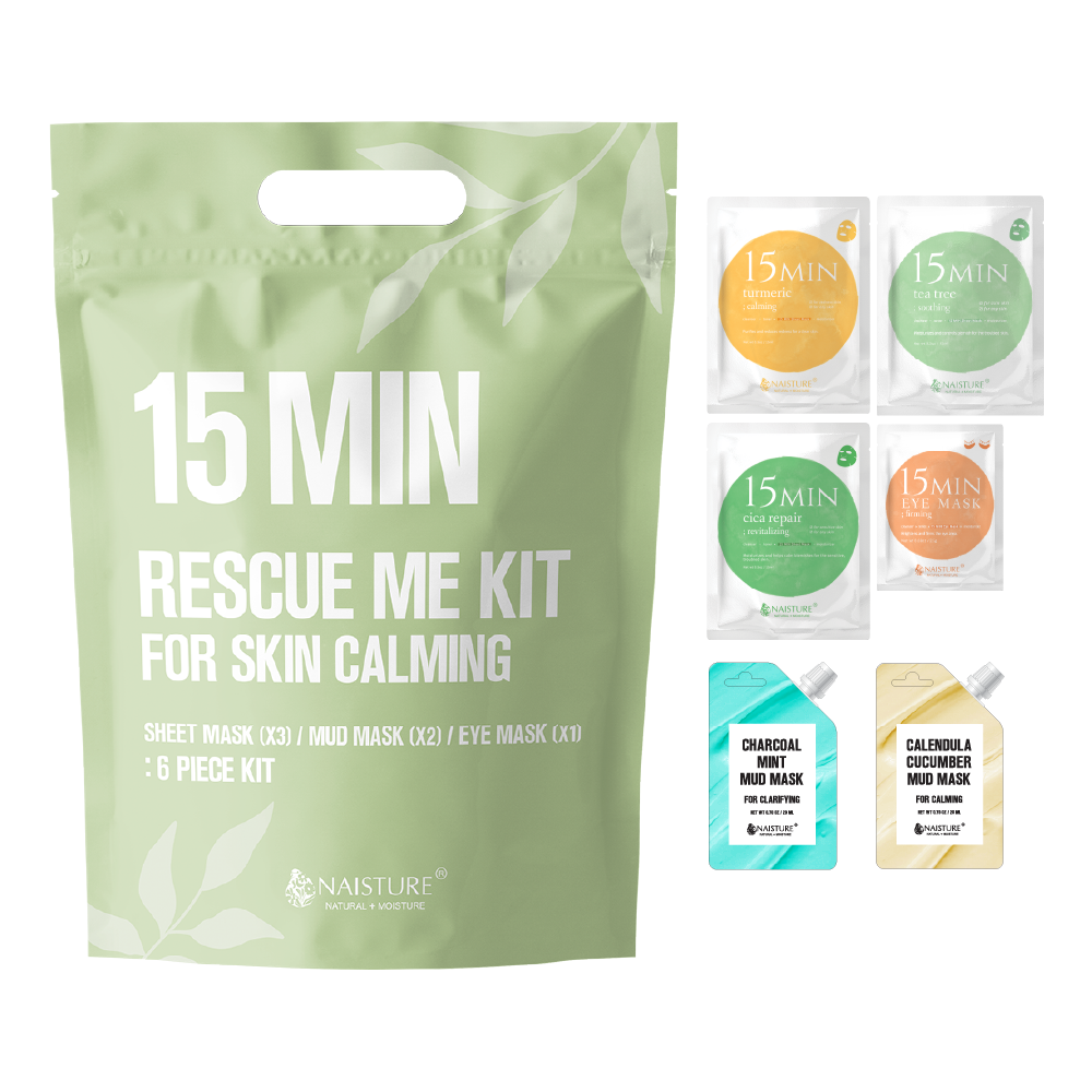 Naisture 15 Minute Rescue Me Kit for Skin Care & Beauty (6pack)-Naisture-The Twisted Chandelier