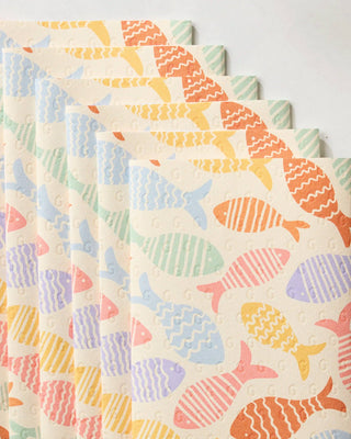 Fish Flip Not Paper Towel-Napkins-Geometry-The Twisted Chandelier