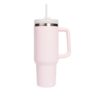 Blush Pink 40 oz Travel Tumbler - Home Decor & Gifts-Sweet Water Decor-The Twisted Chandelier