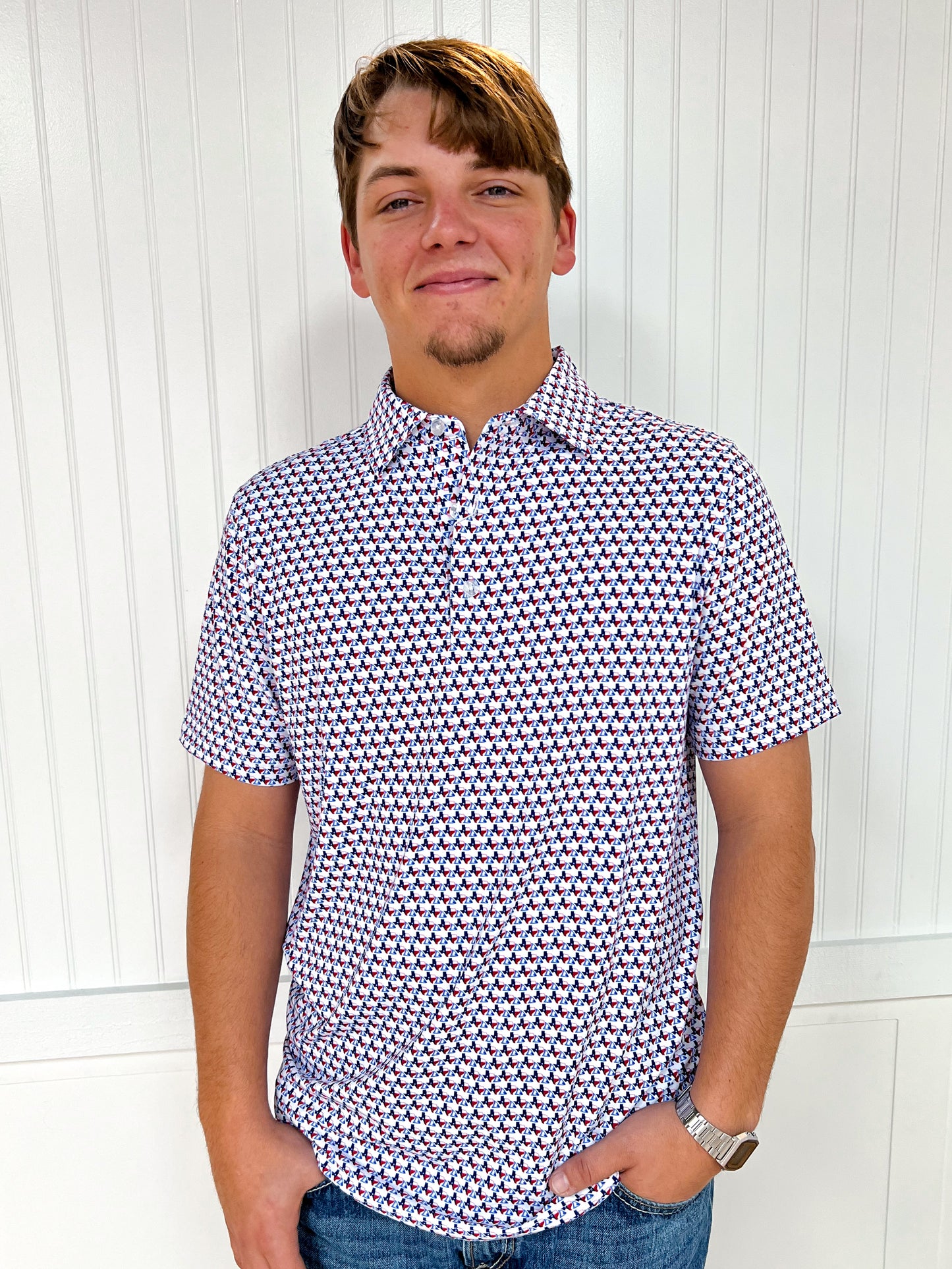 Men's Texas Tailing Polo-SALT WATER SOUL-FD 01/23/26-The Twisted Chandelier