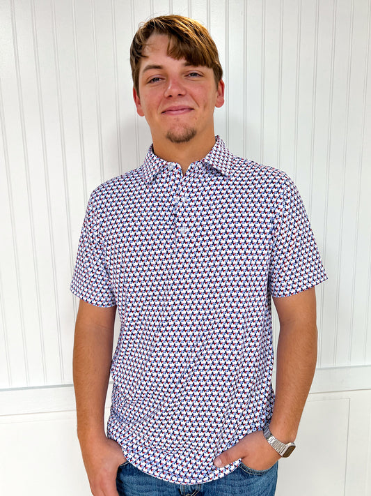 Men's Texas Tailing Polo-SALT WATER SOUL-FD 01/23/26-The Twisted Chandelier