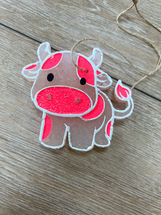 Cow Car Freshie