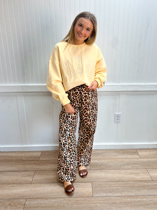 Lulu Mac Rory Sweatshirt - Butter Yellow-Top-Girlie Girl Originals-FD 09/16/26,NewArrival,Tops Collection-The Twisted Chandelier