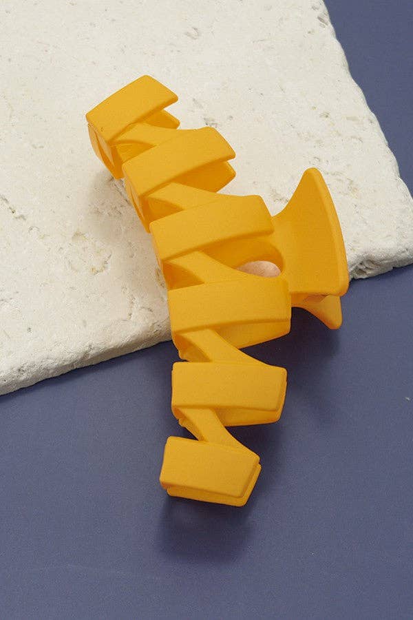 Matte Jumbo Wavy Non Slip Hair Claw Clip-JOSSLYN by wall to wall-40H389-The Twisted Chandelier