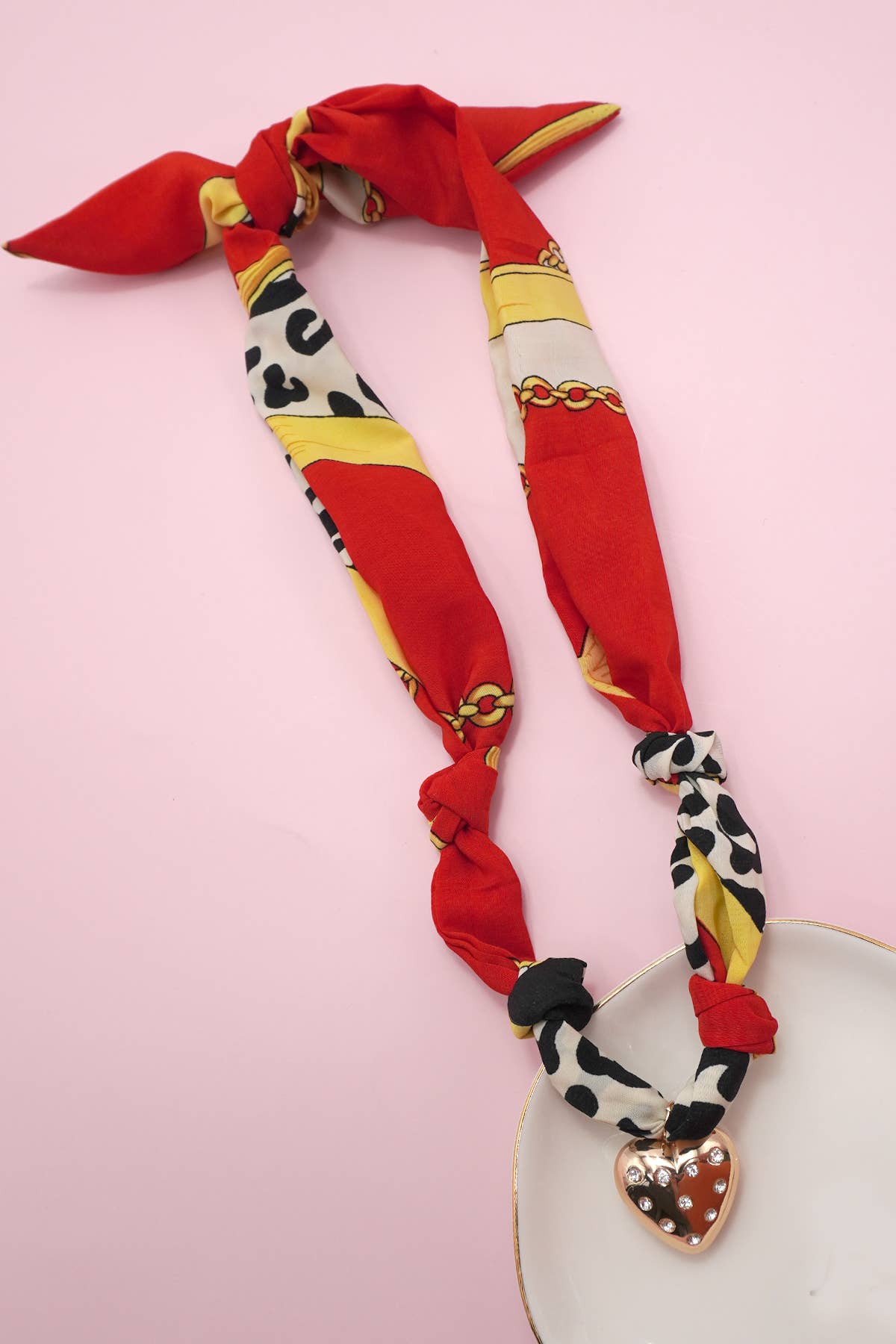 Handmade Scarf Charm Necklaces-JOSSLYN by wall to wall-80N91790-The Twisted Chandelier