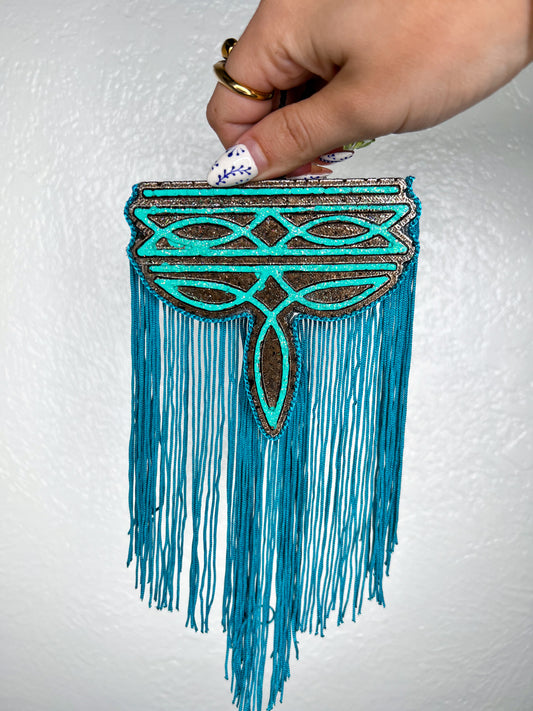 Boot Stich Freshie-Ginger & Lace-Brown/ Teal-Baja Cactus Blossom-The Twisted Chandelier