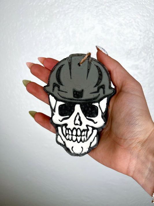 Skeleton with Hard Hat Car Freshie-Southern Creek Wholesale-Fierce-The Twisted Chandelier