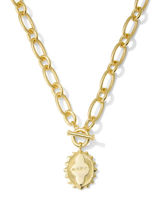 Kendra Scott Mama Link And Chain Necklace Gold-Necklace-Kendra Scott-N01483GLD-The Twisted Chandelier