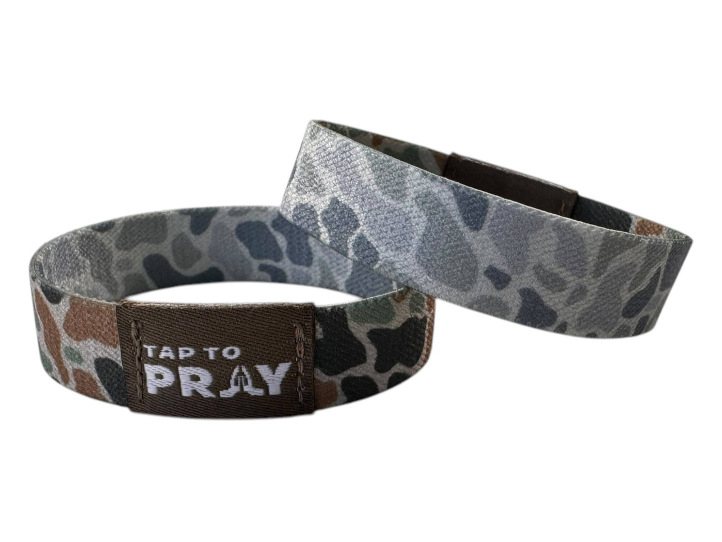 Tap To Pray™ Wristbands - River Rock Camo Classic & Sage-Versible-X-Large-River Rock Camo Class / Sage-The Twisted Chandelier