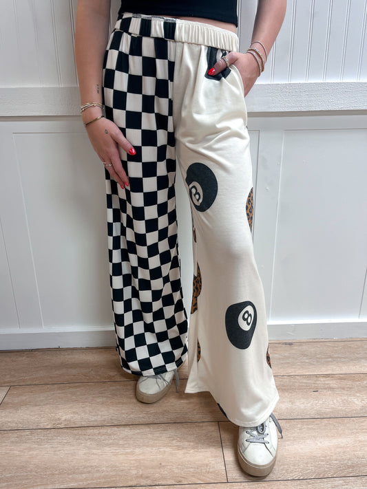 Moxie Split Decision Eight Ball Pants-Pants-JADE BY JANE-bottoms,FD 02/28/26-The Twisted Chandelier