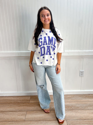 Taylor Gameday Print Top - Purple
