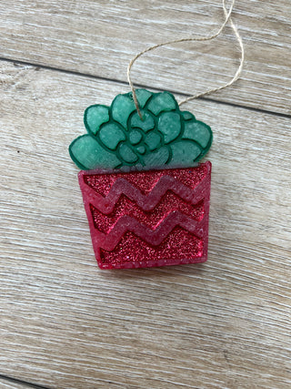 Succulent Car Freshie