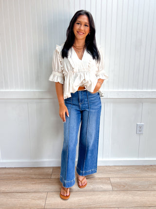Lucinda Ruffle Top-Top-ENTRO-FD 08/14/26,NewArrival,Tops Collection-The Twisted Chandelier