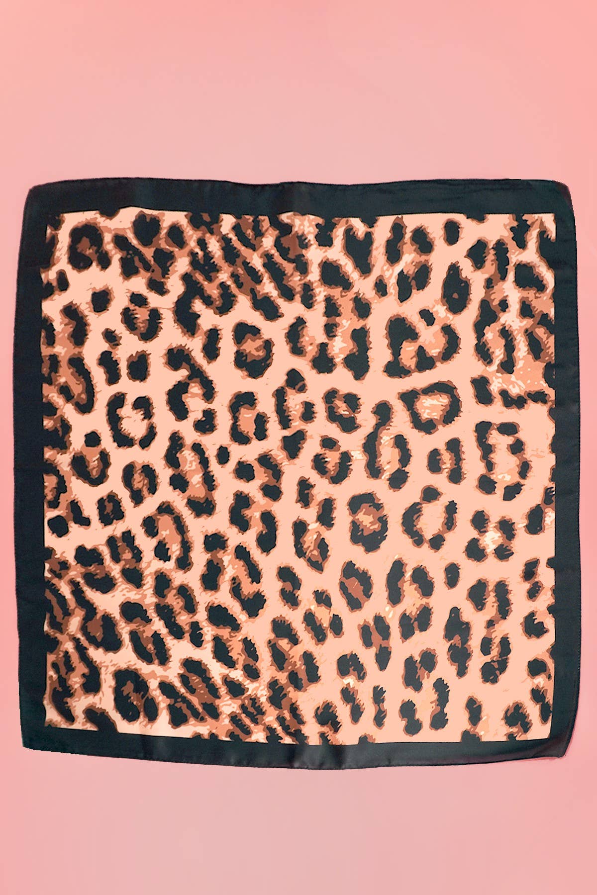 Animal Leopard Print Silky Feel Bandana Scarf-JOSSLYN by wall to wall-40SC632-The Twisted Chandelier