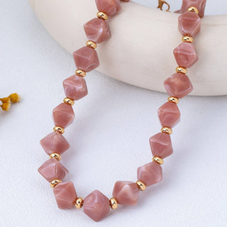 Faceted Resin Briolette Necklaces-Necklace-JOSSLYN by wall to wall-80N92987-The Twisted Chandelier
