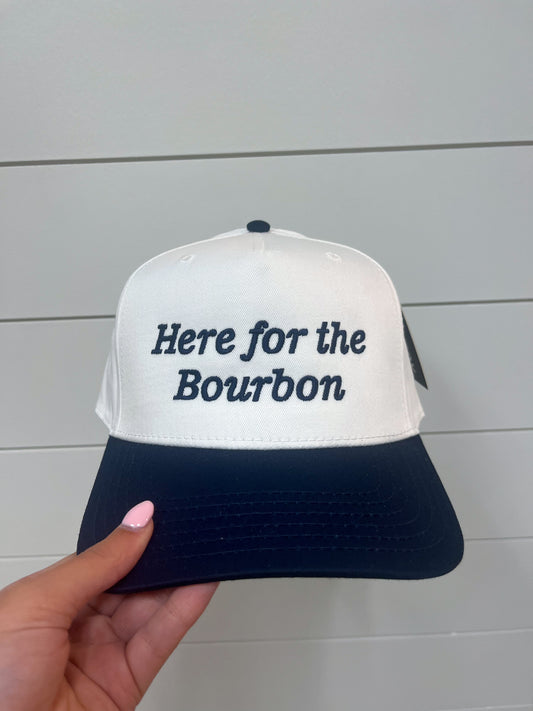 Here For the Bourbon Men's Two-Tone Hat-Katydid-The Twisted Chandelier