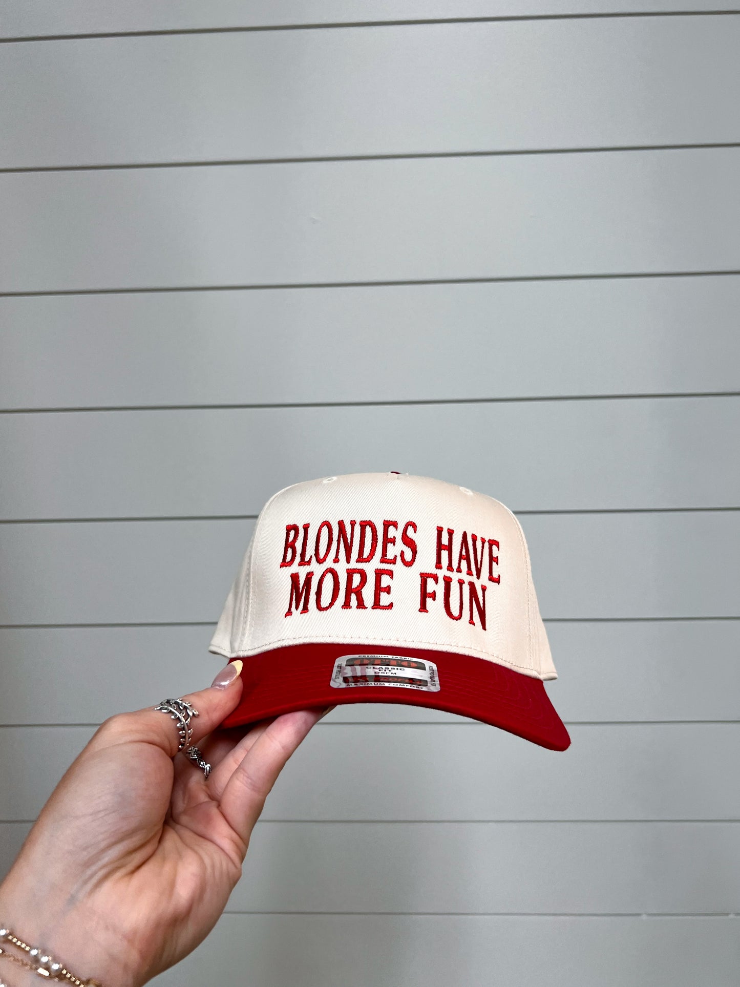 Blondes Have More Fun Embroidered Hat-Southern N Savvy-The Twisted Chandelier
