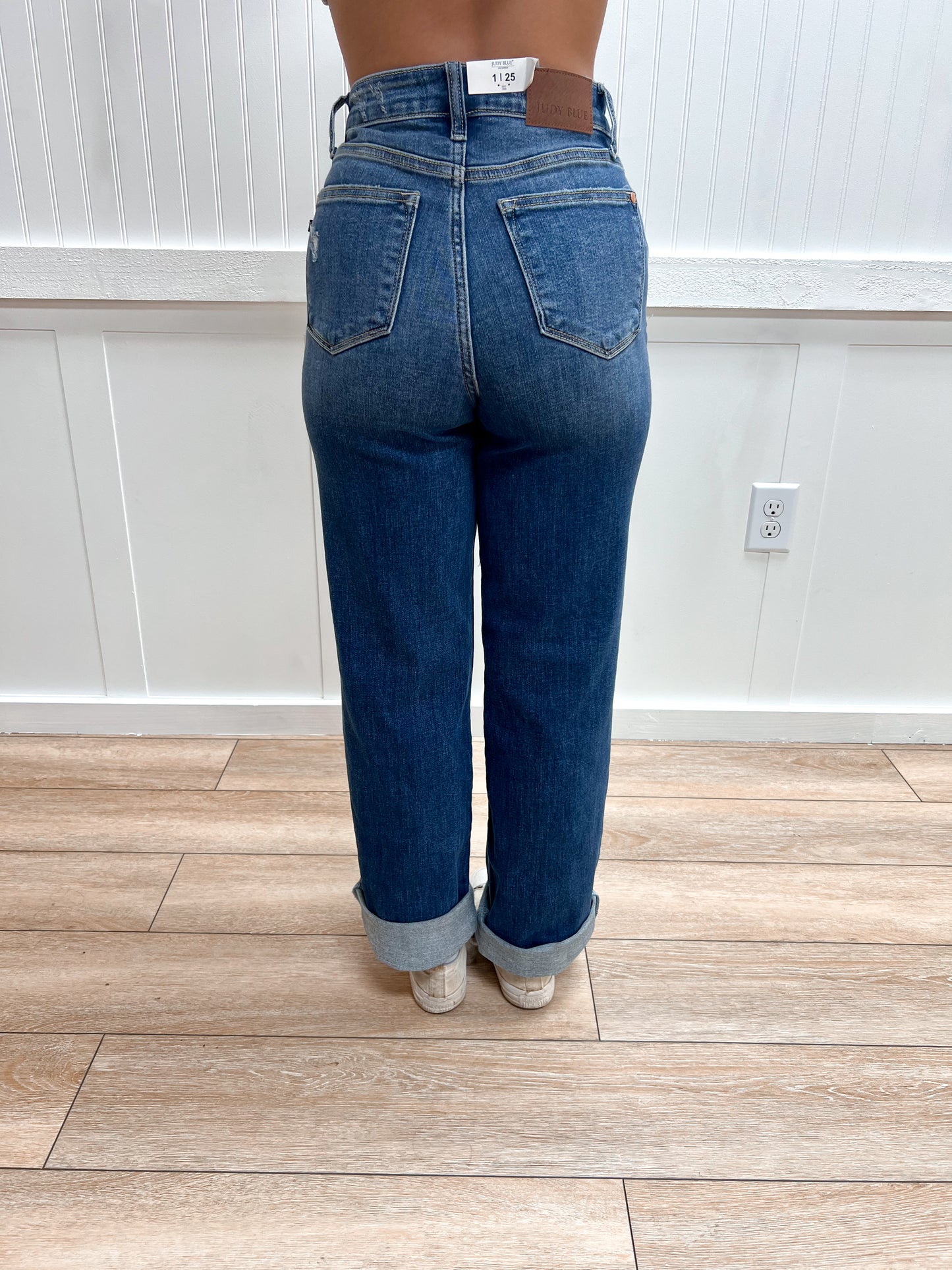Roxie Dark Wash 90's Straight Leg-Judy Blue Jeans-BIN A2,bottoms,FD 08/26/25-The Twisted Chandelier