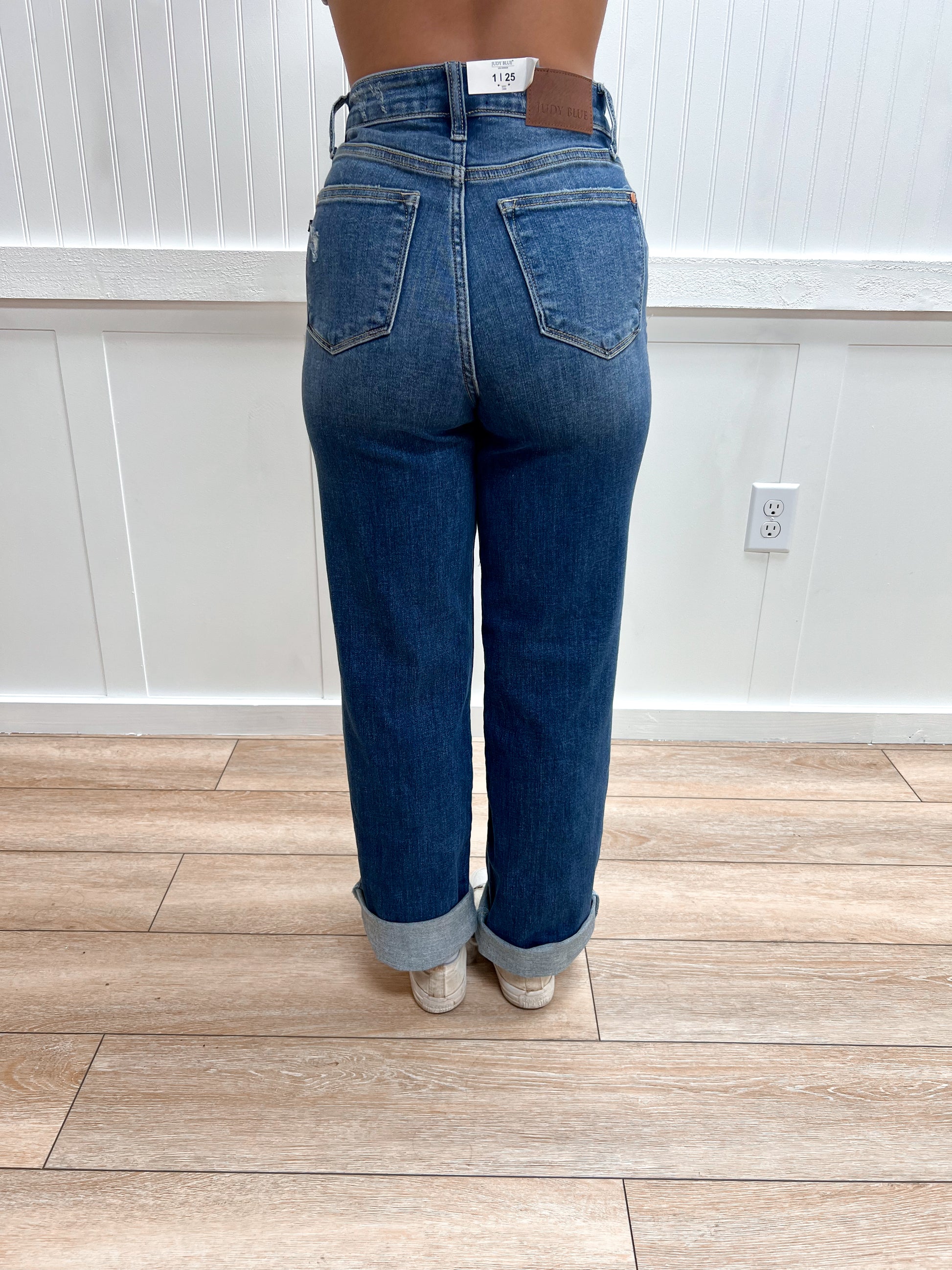 Roxie Dark Wash 90's Straight Leg-Judy Blue Jeans-BIN A2,bottoms,FD 08/26/25-The Twisted Chandelier