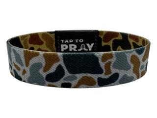 Tap To Pray™ Wristbands - River Rock Camo Sahara and Copper-Versible-The Twisted Chandelier