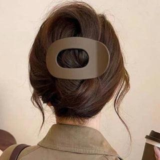 Jumbo Lay Flat Oval Hair Claw Clips Secure Styling-Hair Claws & Clips-JOSSLYN by wall to wall-40H982-The Twisted Chandelier