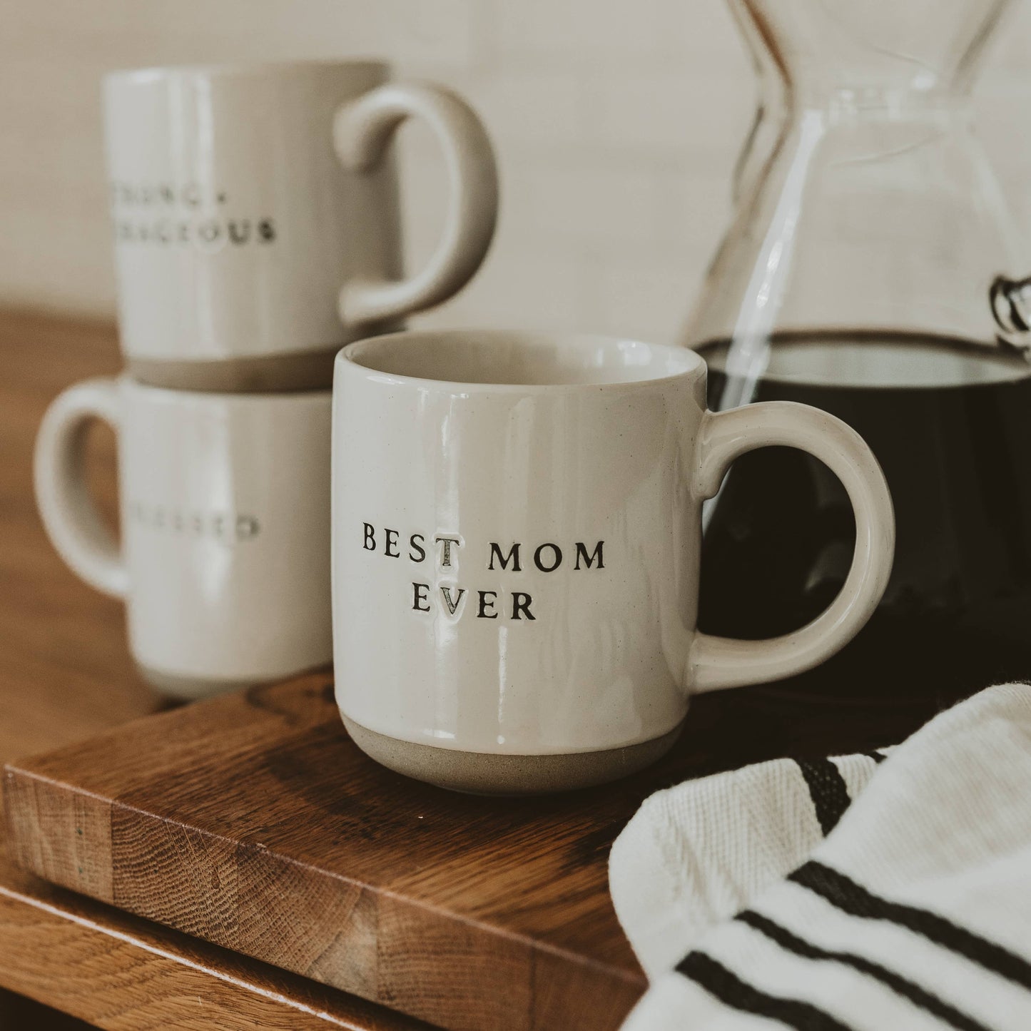 Best Mom Ever Stoneware Coffee Mug - Gifts & Home Decor-Sweet Water Decor-FD 04/23/24-The Twisted Chandelier