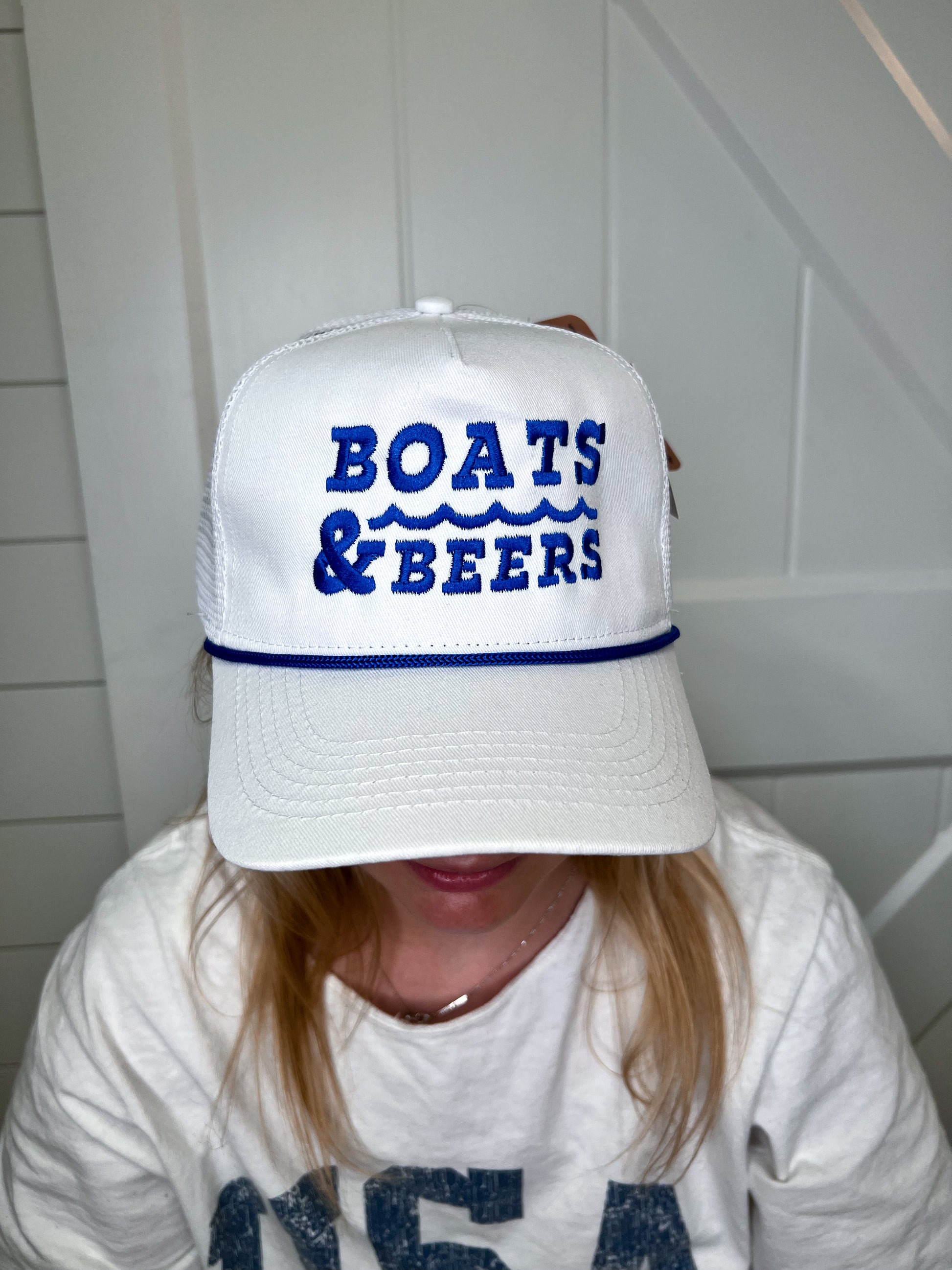 Boats & Beers Trucker Cap with Rope-Katydid-The Twisted Chandelier